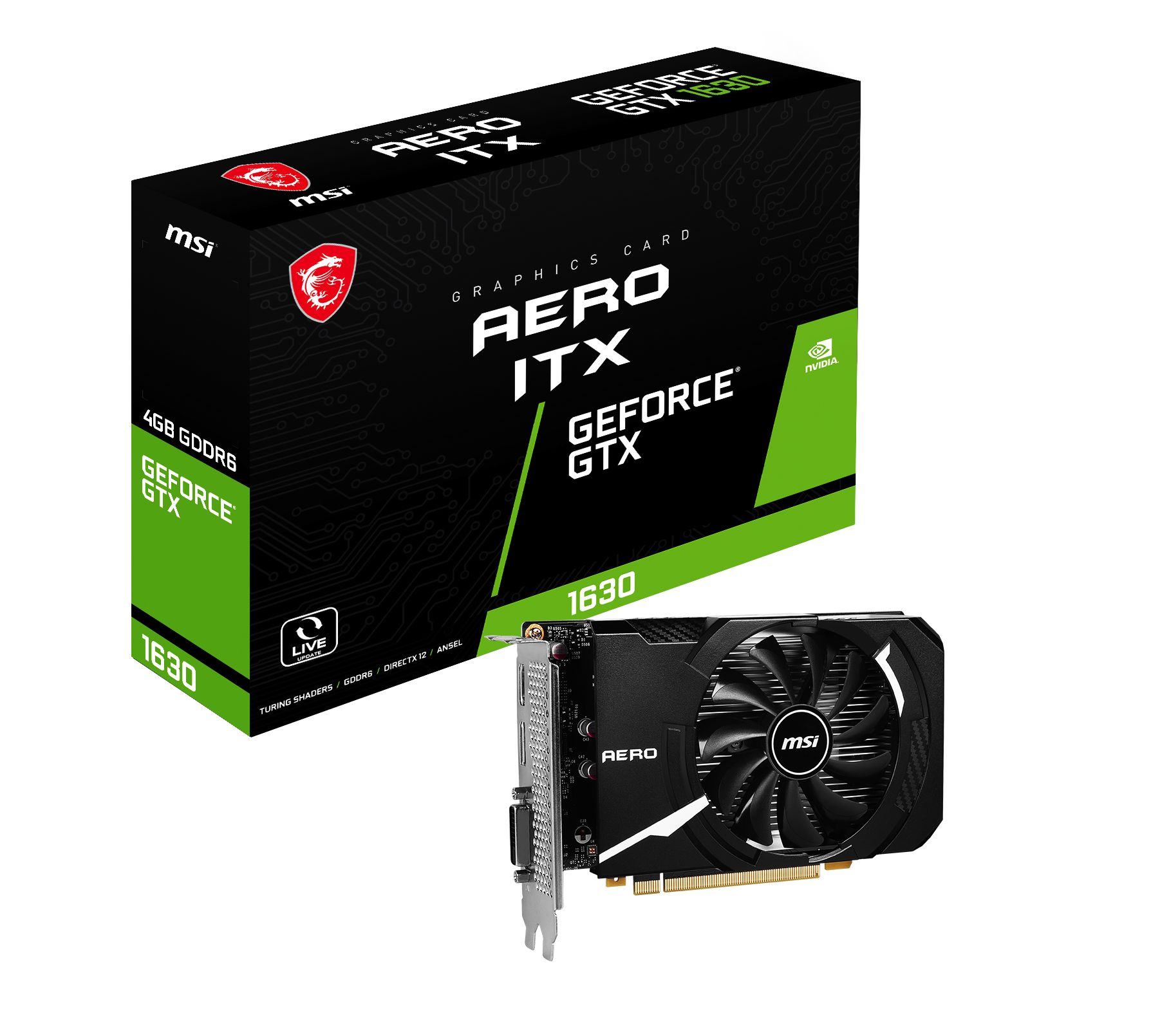 GeForce GTX 1630 - AERO ITX - 4G OC