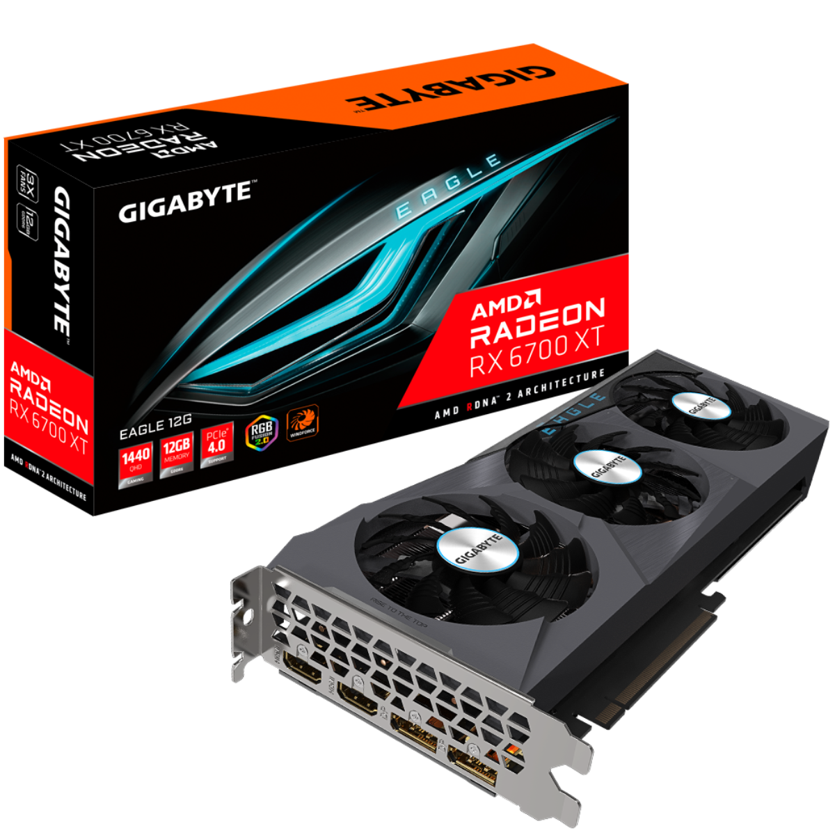 Radeon RX 6700 XT XT EAGLE - 12 Go