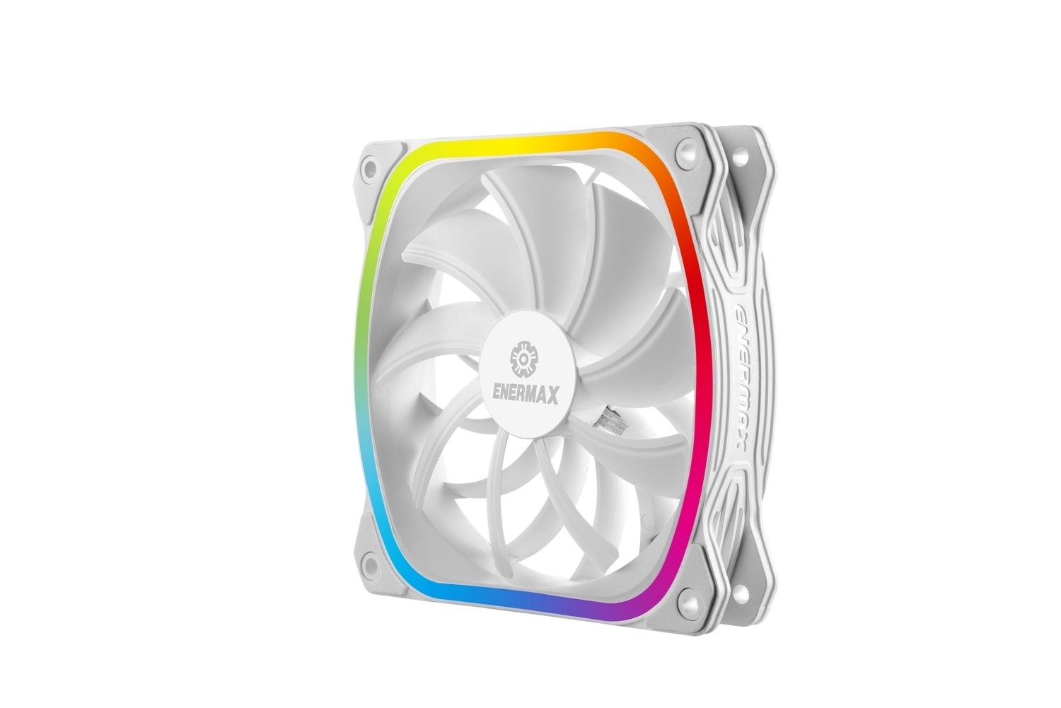 SquA RGB - Blanc - 1 ventilateur ultra-silencieux - 12 cm PWM