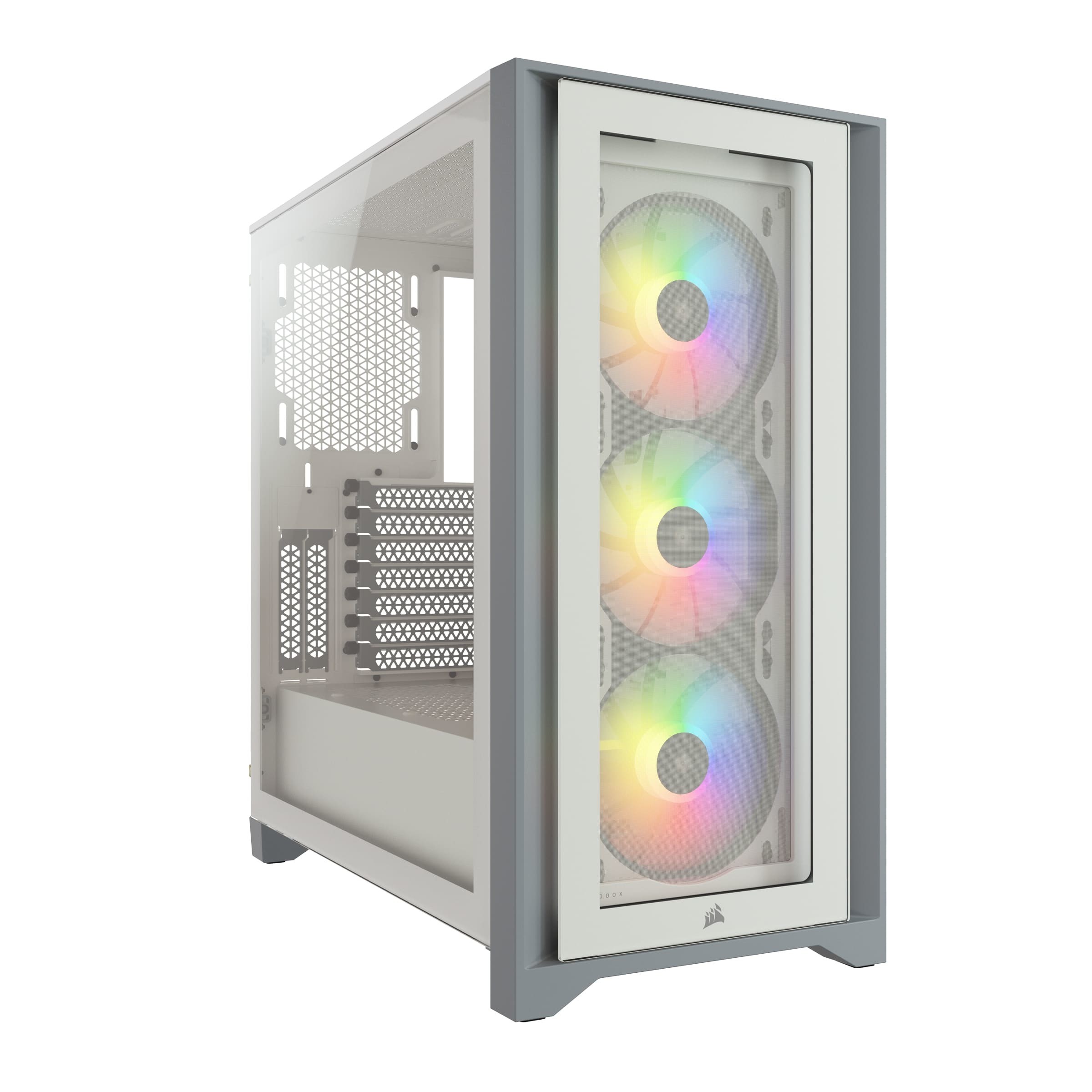 Boitier PC iCUE 4000X RGB avec fenêtre Corsair blanc