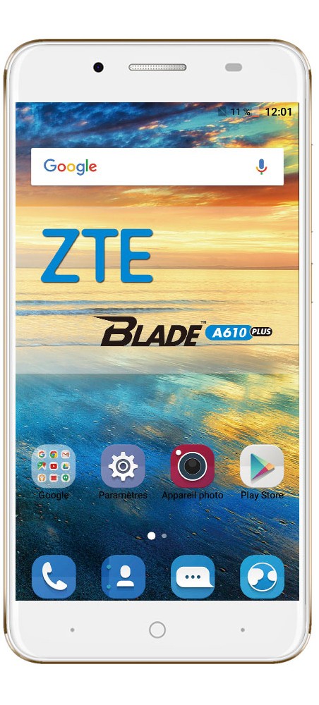Smartphone Blade A610 Plus ZTE Or