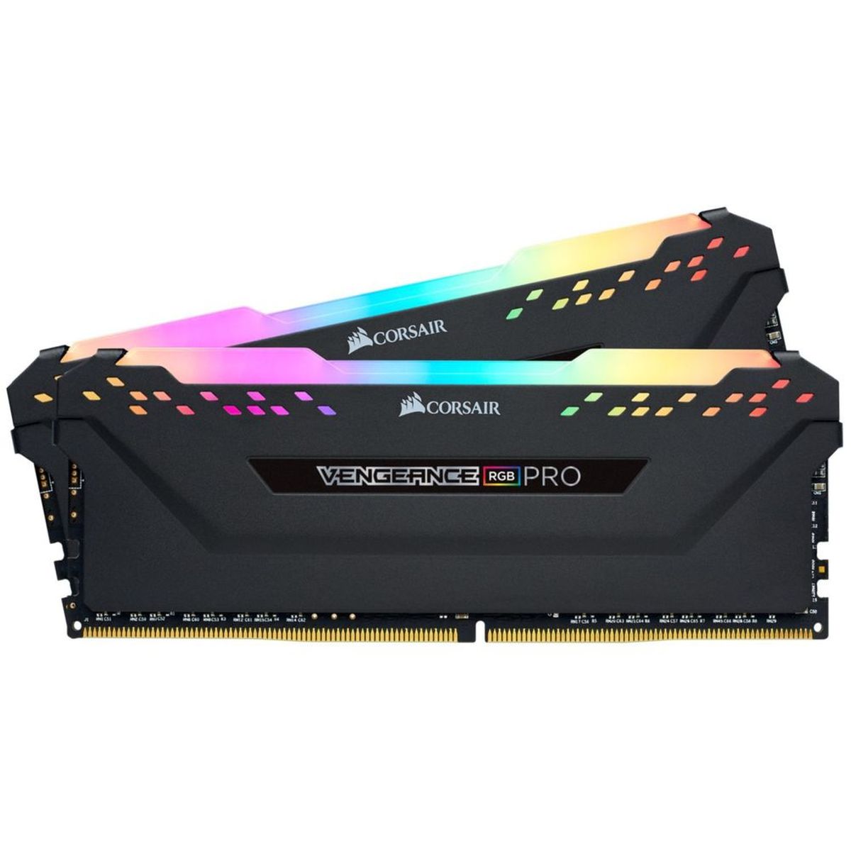 Vengeance RGB PRO - 2x 16Go - DDR4 3200MHz CL 18 - Noir