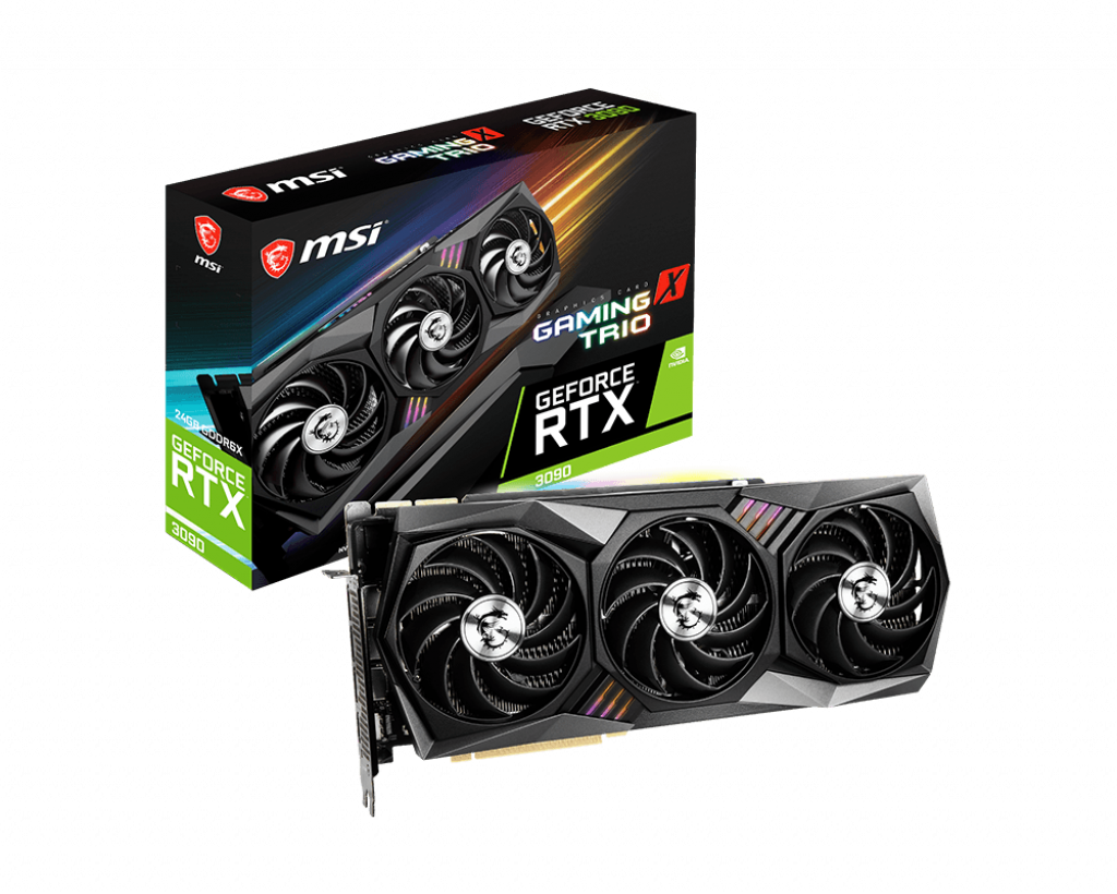 Carte graphique GeForce RTX 3090 24 GB Gaming X Trio MSI