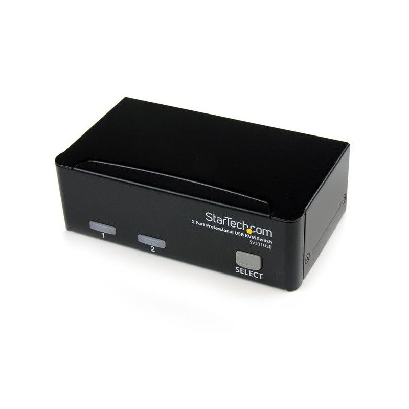 Commutateur KVM 2 Ports VGA USB