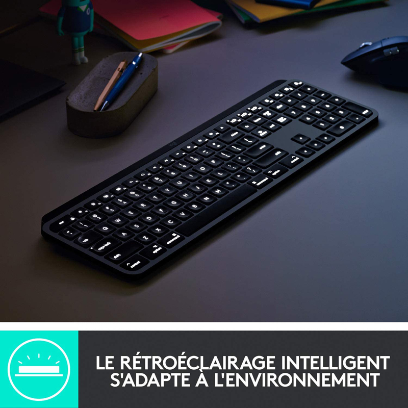 Clavier 

sans fil Logitech MX KEYS pour MAC