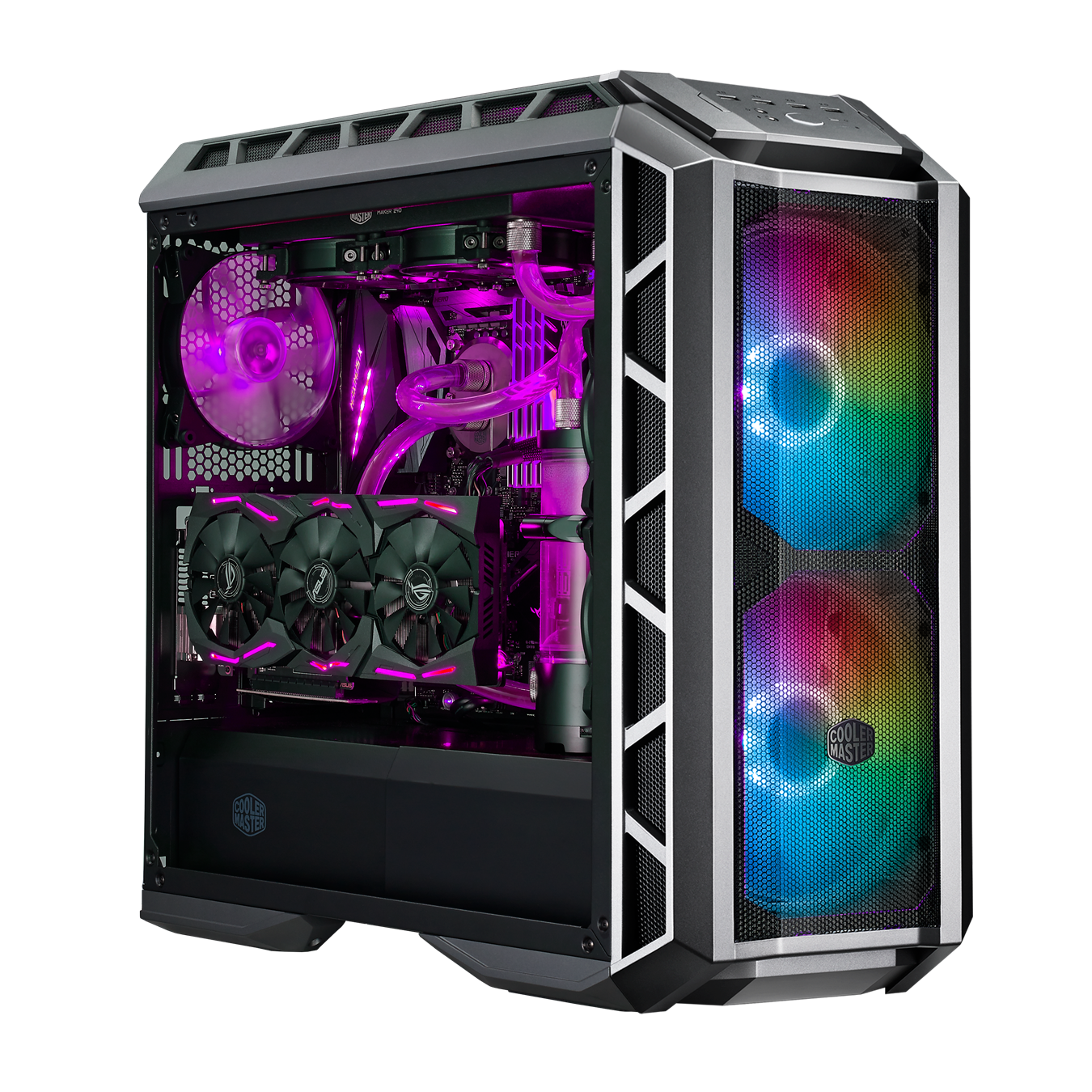 E-ATX - RGB - Gunmetal Mesh - Avec fenêtre