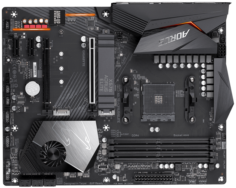 
Carte mère AMD X570 Aorus EliteGigabyte

