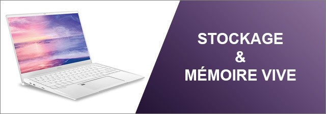 MSI - Stockage & Mémoire vive