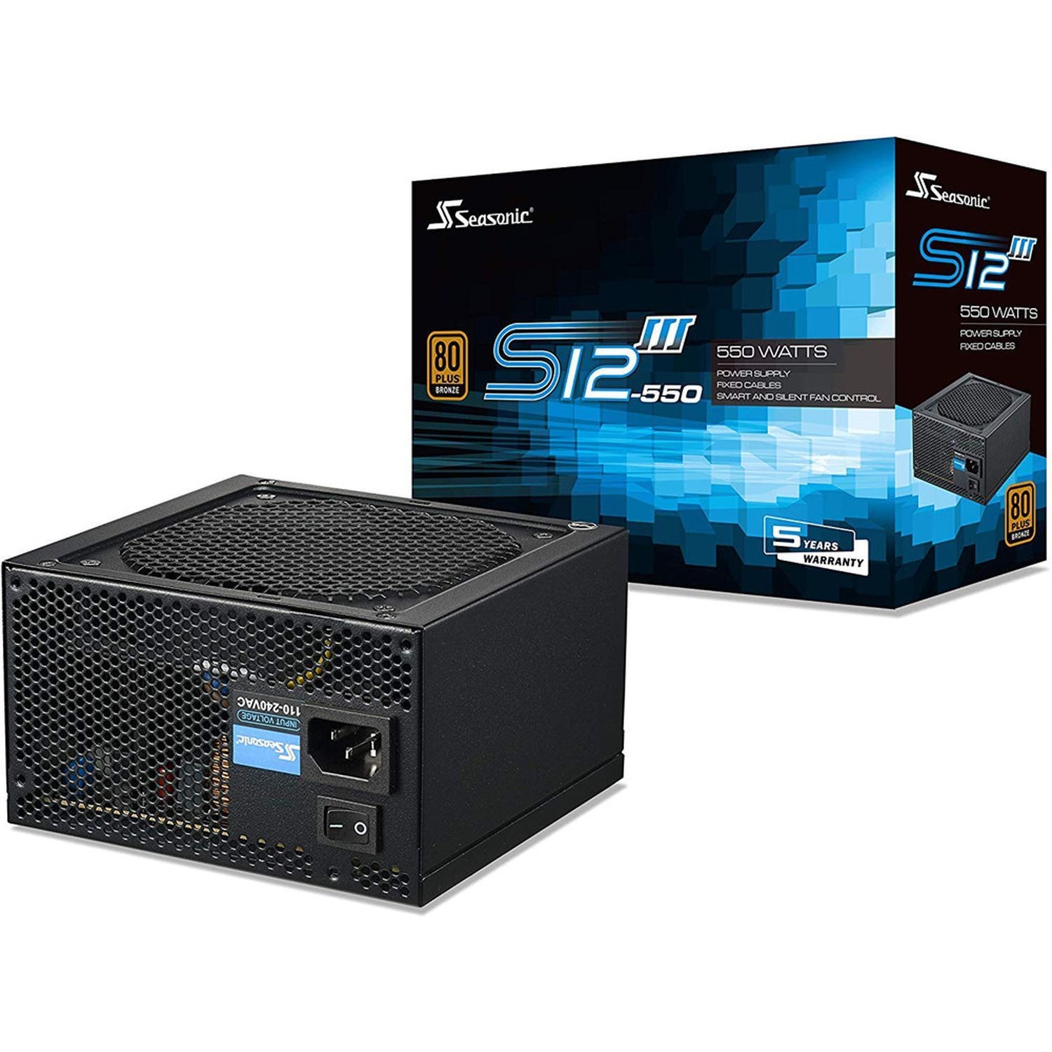 S12III-550 - 550 W - 80 Plus Bronze