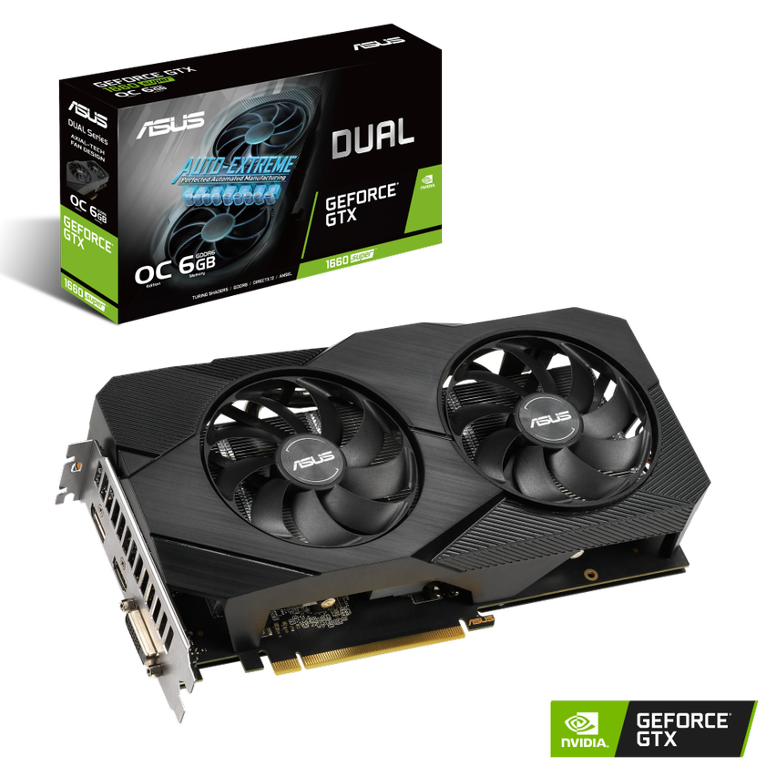 Geforce GTX 1660 Super - TWIN FAN O6G - 6 Go