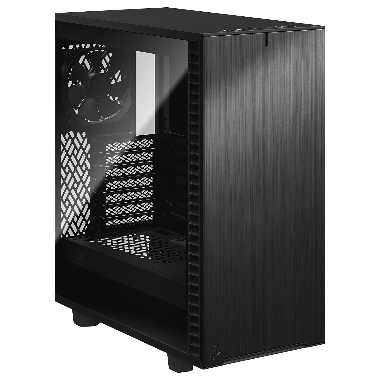 Boîtier PC Define 7 Compact Panneau en verre trempé teinté Fractal Design Noir