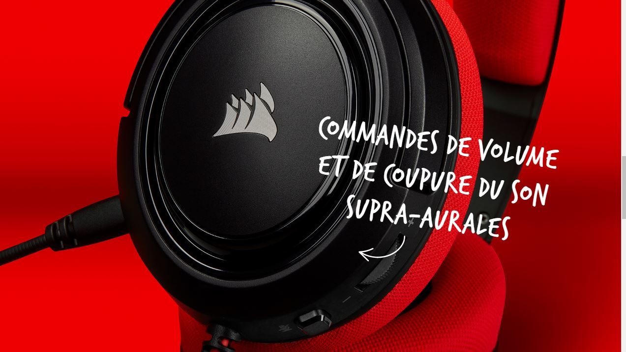 CORSAIR HS35 (Rouge)