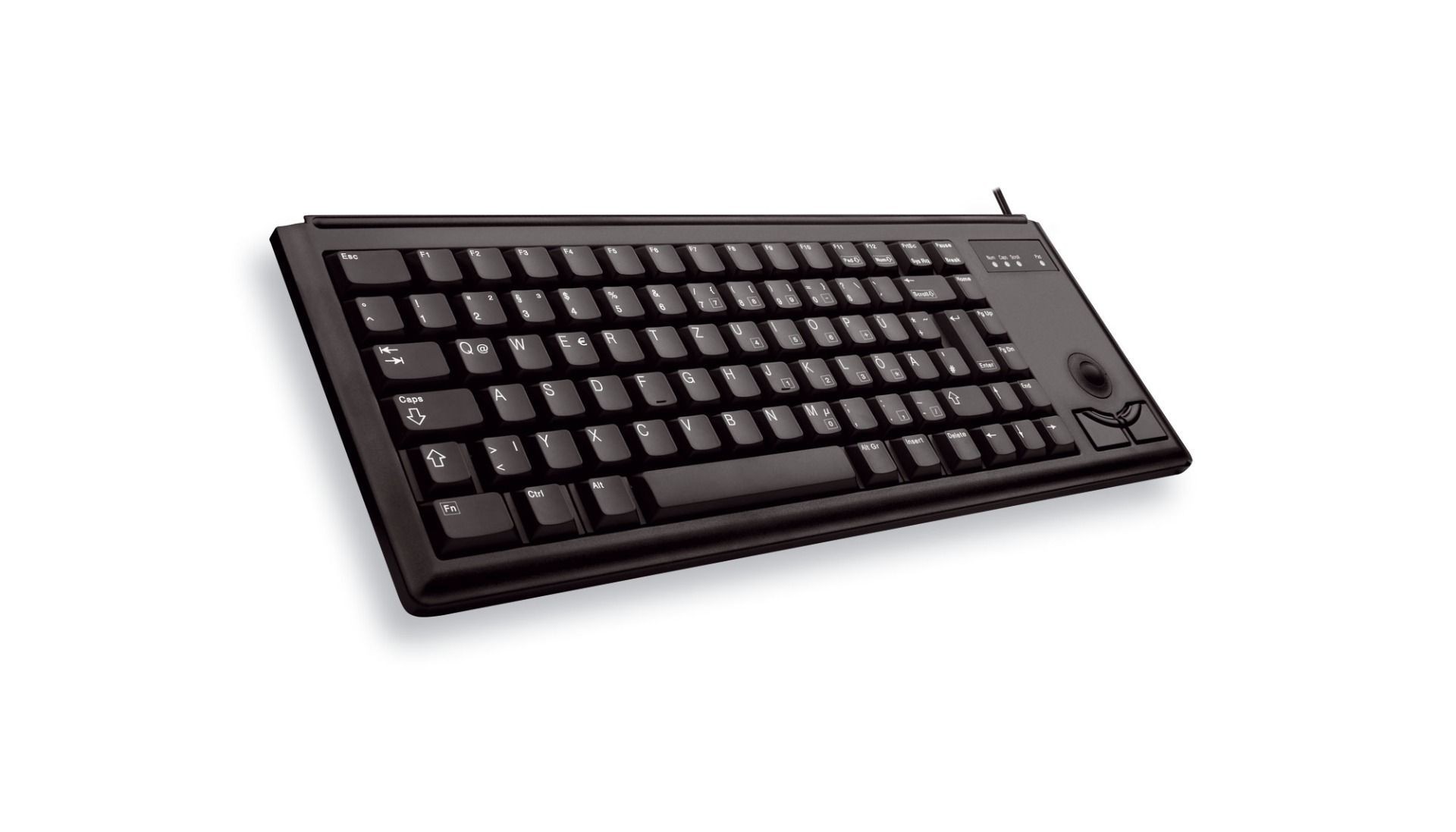 COMPACT-KEYBOARD G84-4400 - Clavier mécanique ultra-plat à trackball intégré