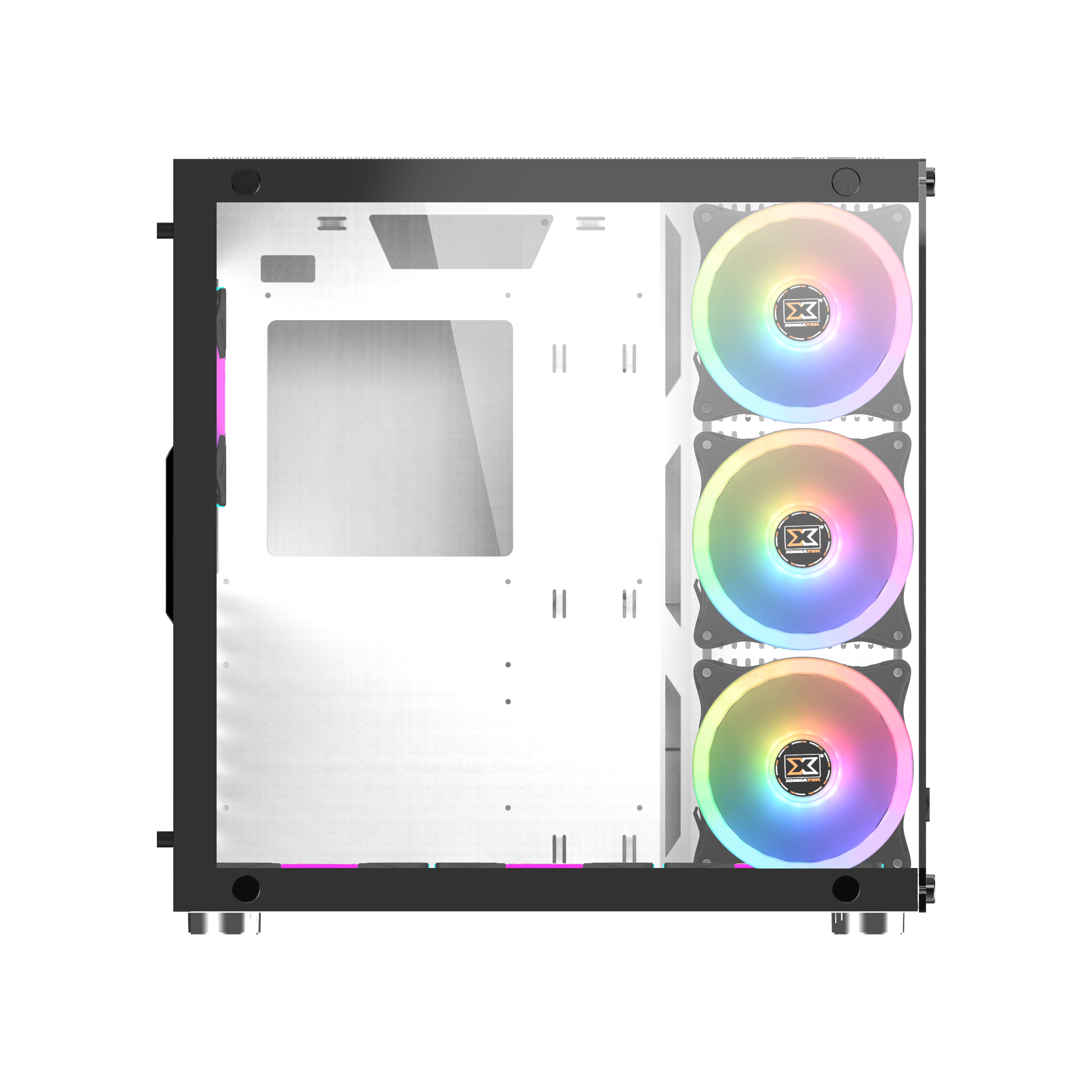 Boîtier gamer Aquarius Plus XIGMATEK Blanc