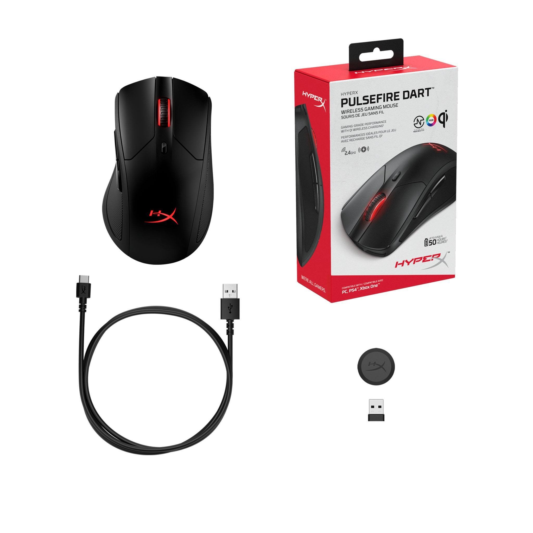 Souris gamer Pulsefire Dart Wireless RGB HyperX