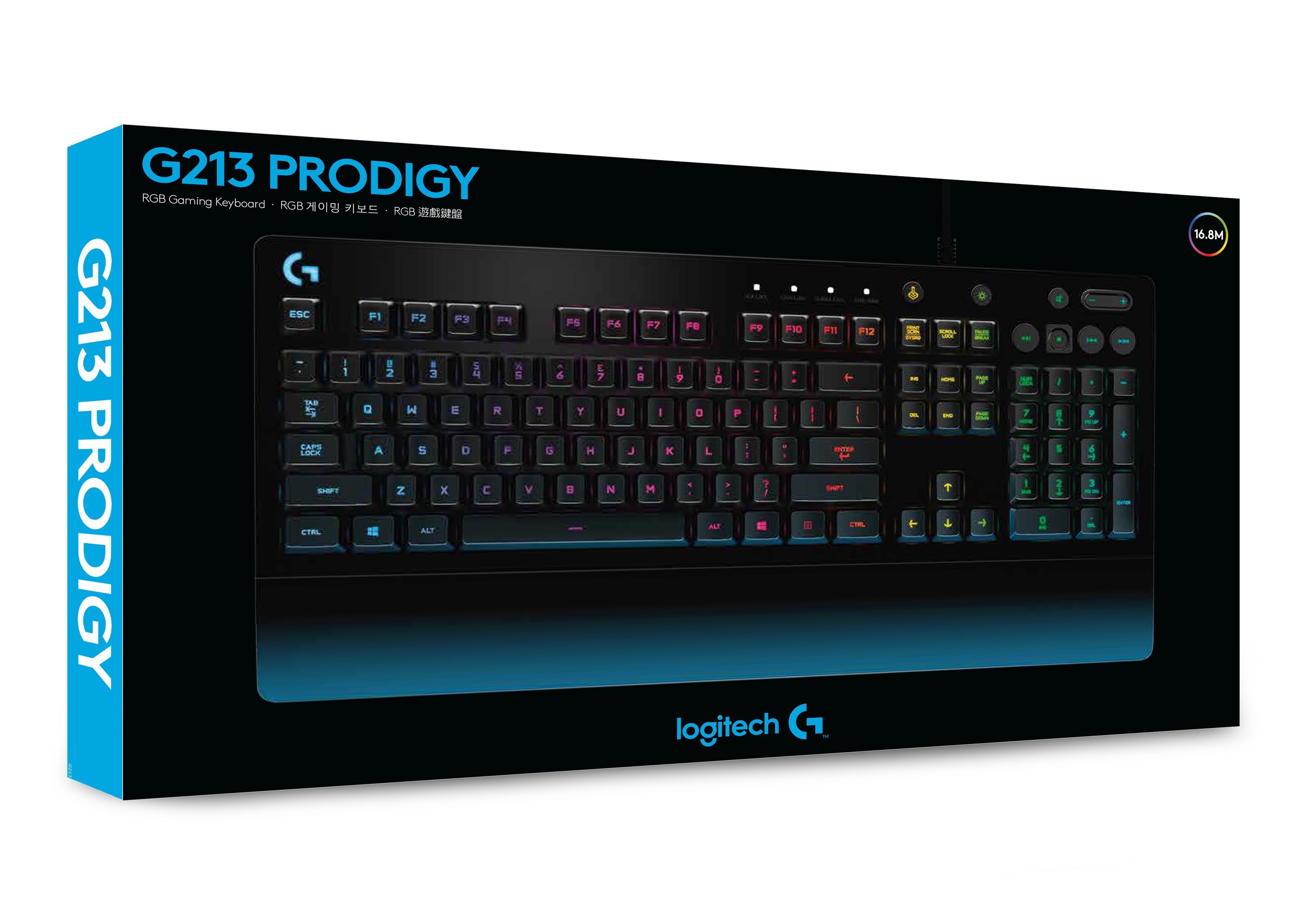 Clavier Gamer Membrane G213 Prodigy Logitech