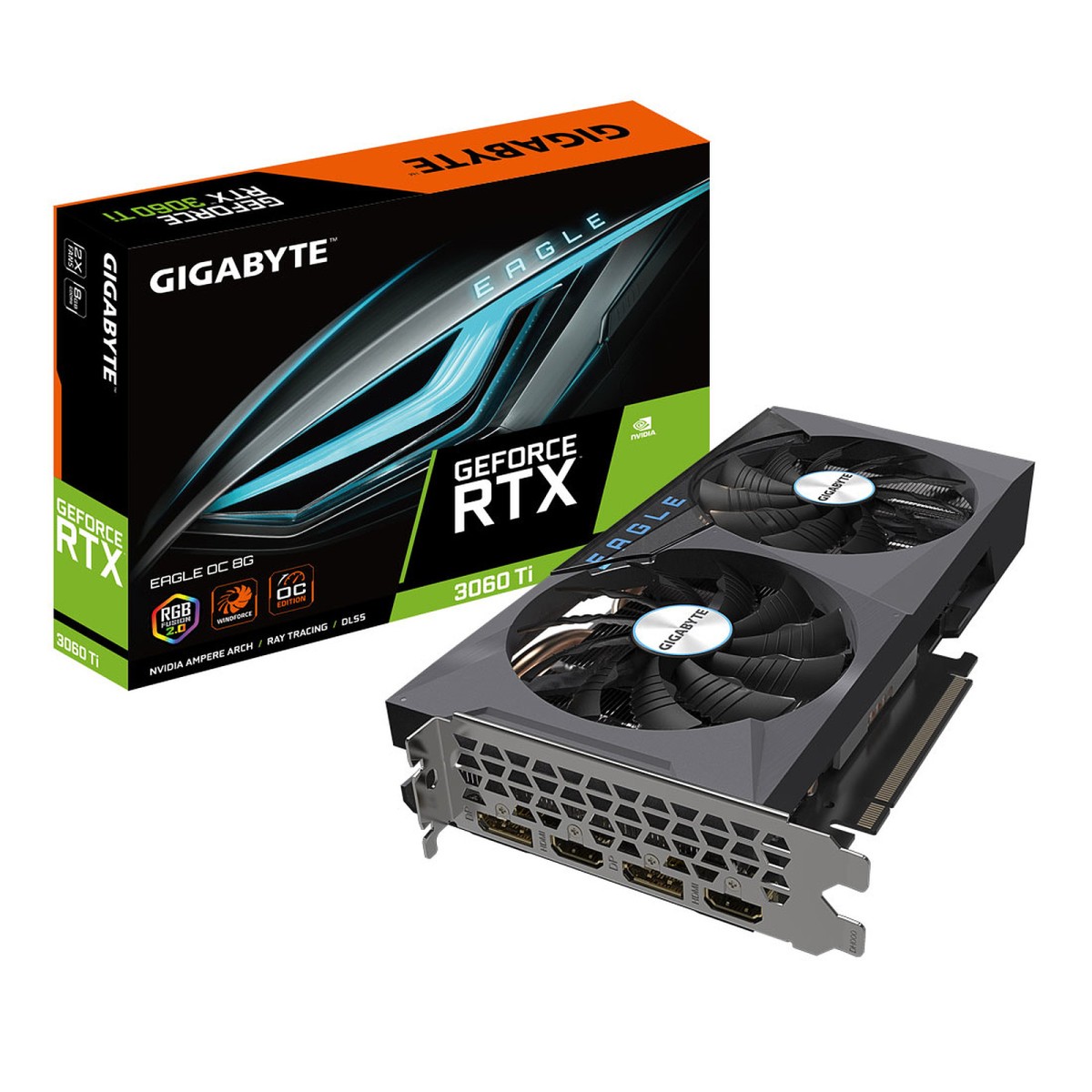 carte graphique Gigabyte GeForce RTX 3060 Ti EAGLE OC 8G