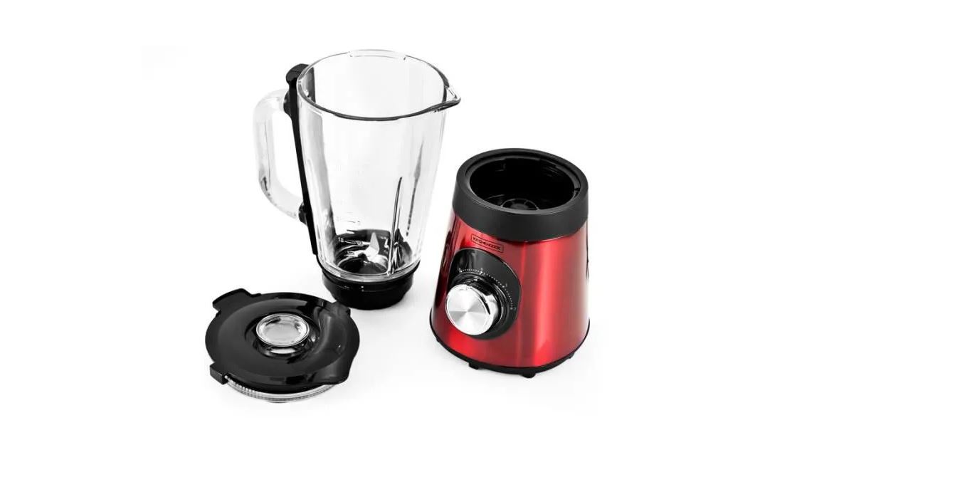 Blender en verre gradué 500W B9turbo - rouge