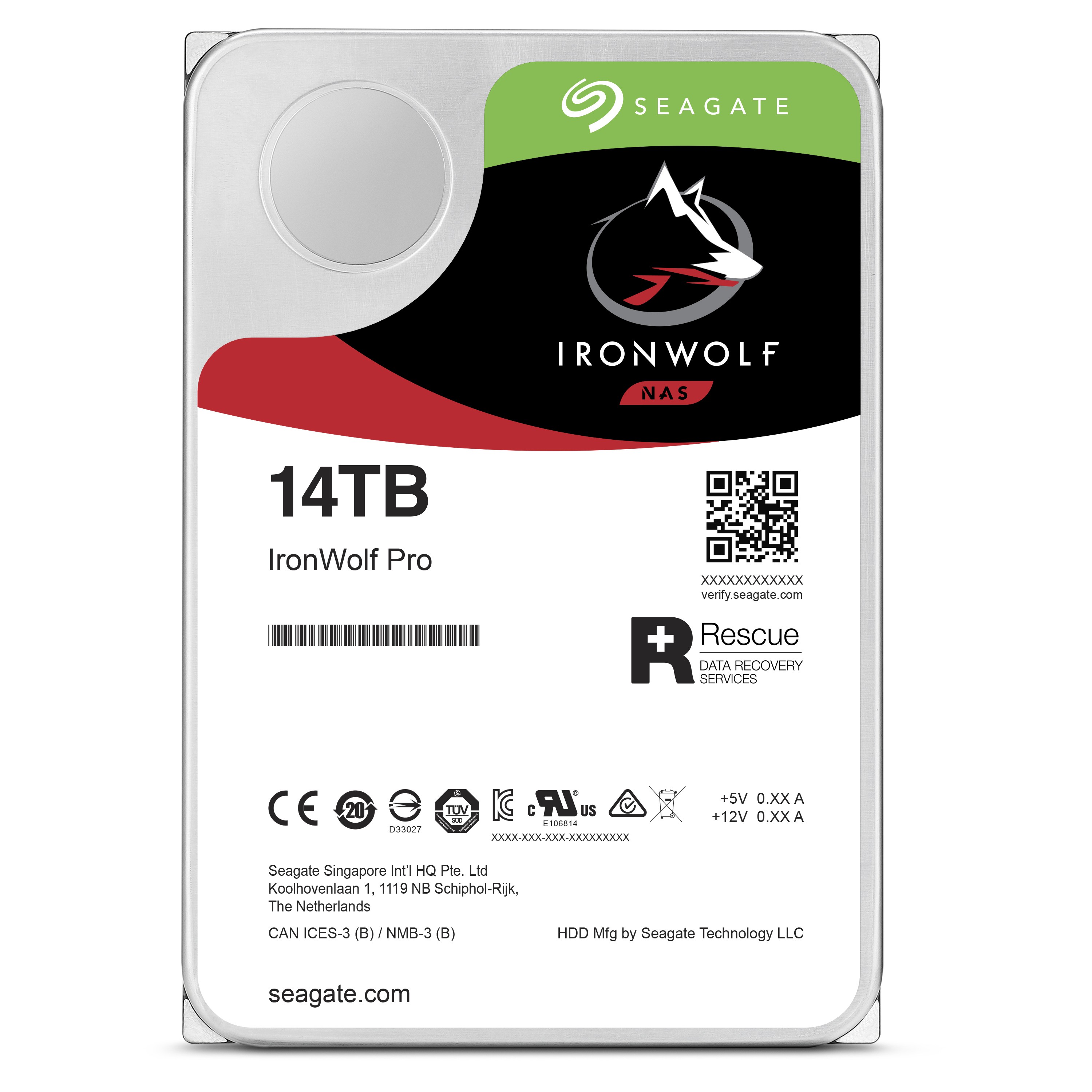 Disque dur interne Ironwolf SATA III 6 Go/s 14 To 3,5