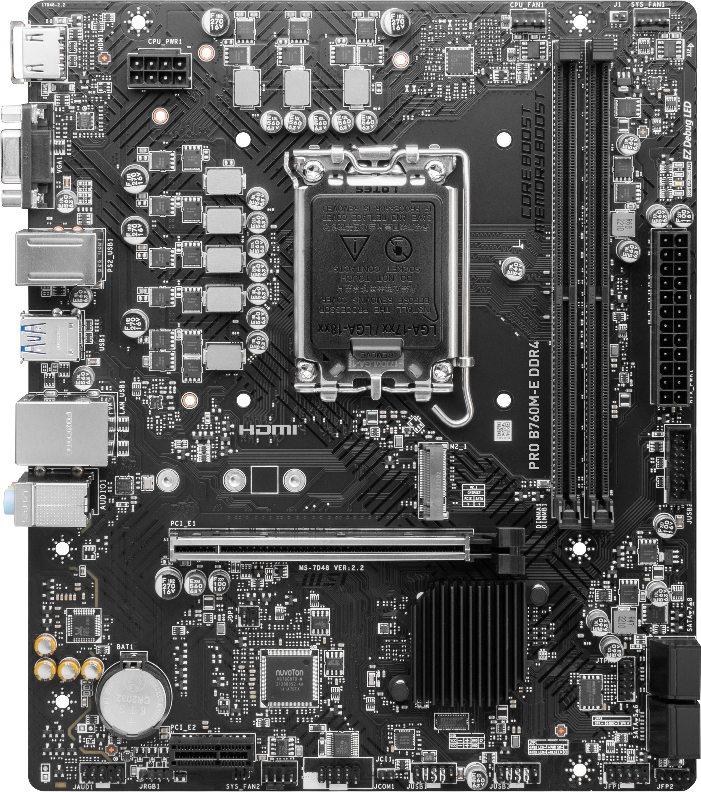 Carte-mre-PRO-B760M-E-DDR4