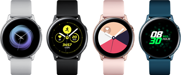 Montre connectée Galaxy Watch Active Samsung Noir pur