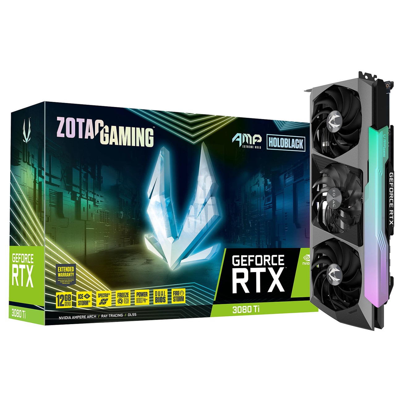 zotac geforce rtx 3080 ti amp extreme holo