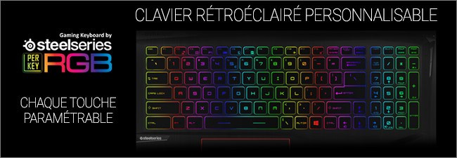 MSI GE75 - Clavier gaming rétroéclairé RGB