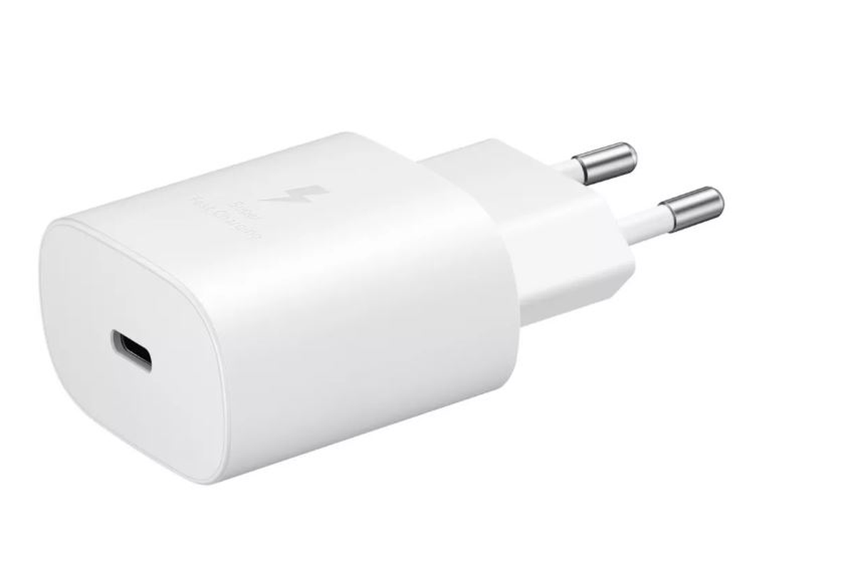 CS rapide 25W, Port USB-C Blanc