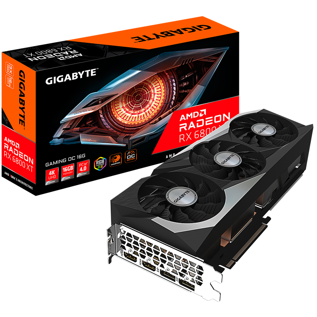 Carte graphique RX 6800 XT Gaming OC 16 Go Gigabyte