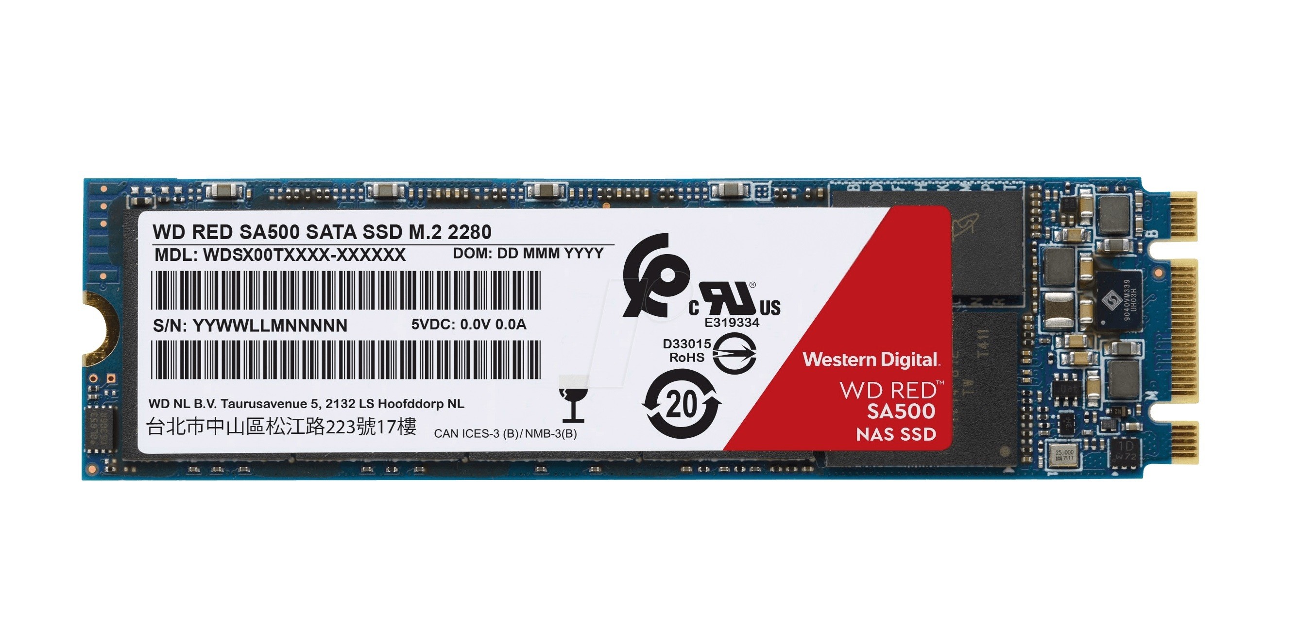 Disque SSD SATA NAS WD Red SA500