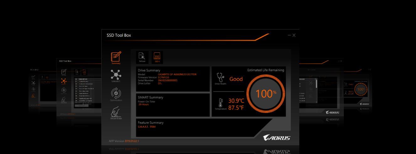 AORUS Gen4 - 500 Go - M.2 2280 - PCI-Express 4.0 x4, NVMe 1.3