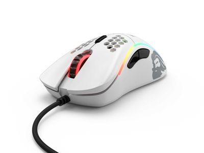 model d souris 

gaming blanche matte optique