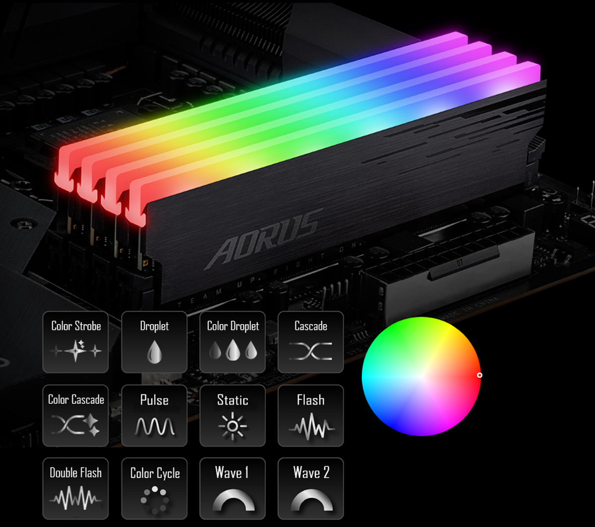 AORUS - 2x8 Go - DDR4 3333MHz - RGB