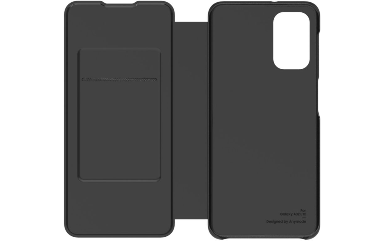 Flip Wallet Designed for Samsung Galaxy A32 4G - Noir