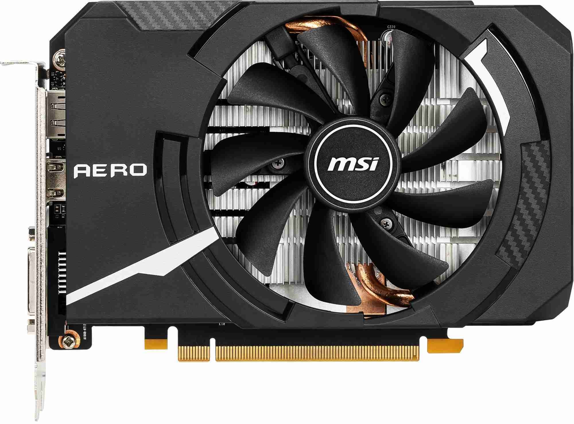 Carte graphique GeForce GTX 1660 Aero ITX OC 6 Go MSI