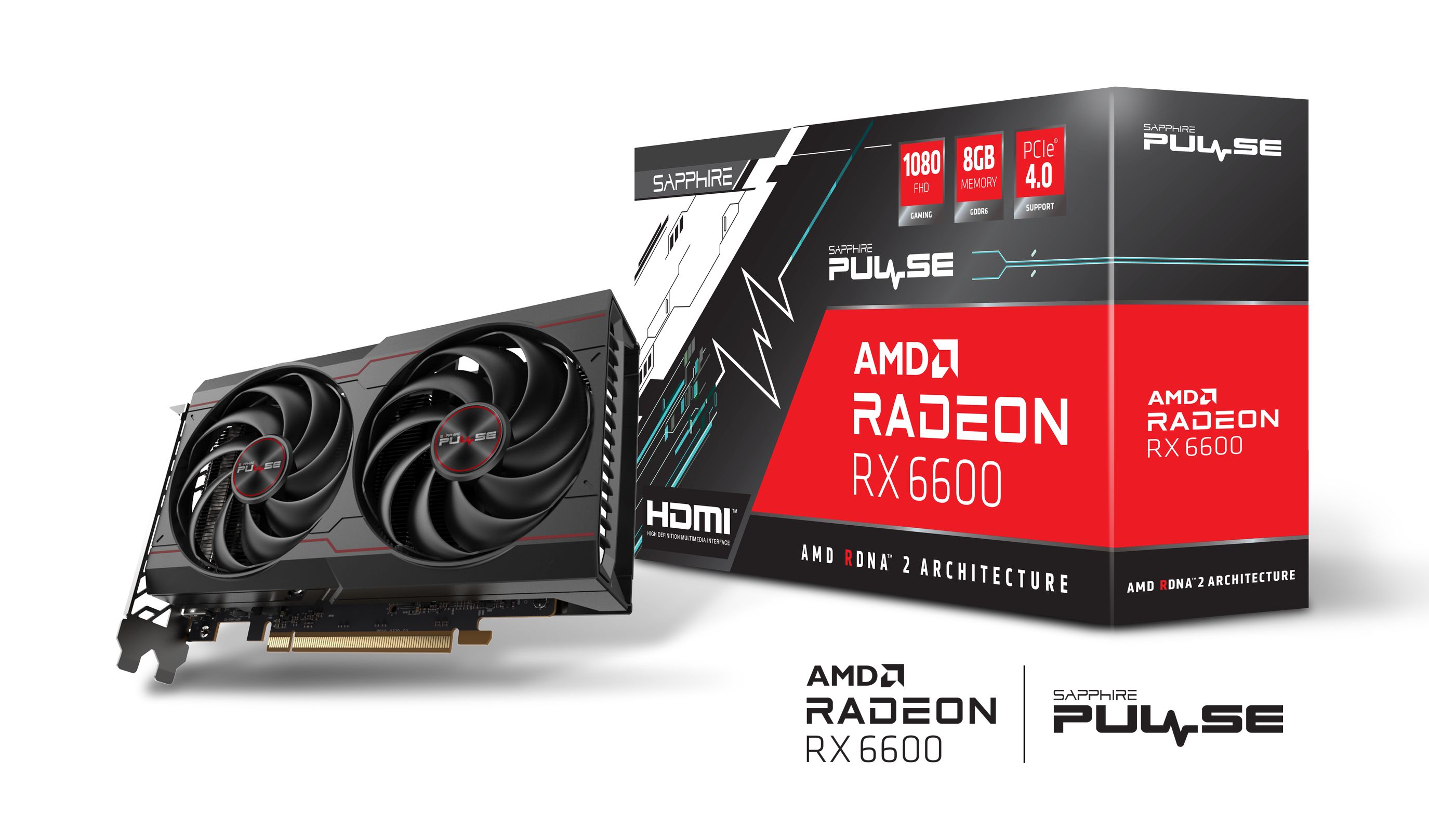 carte graphique radeon rx 6600 pulse 8g