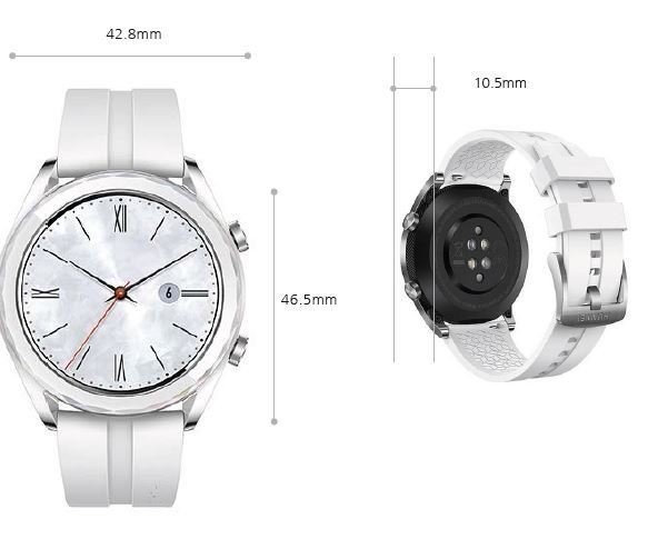 Montre connectée Watch GT Elegant Huawei Blanche