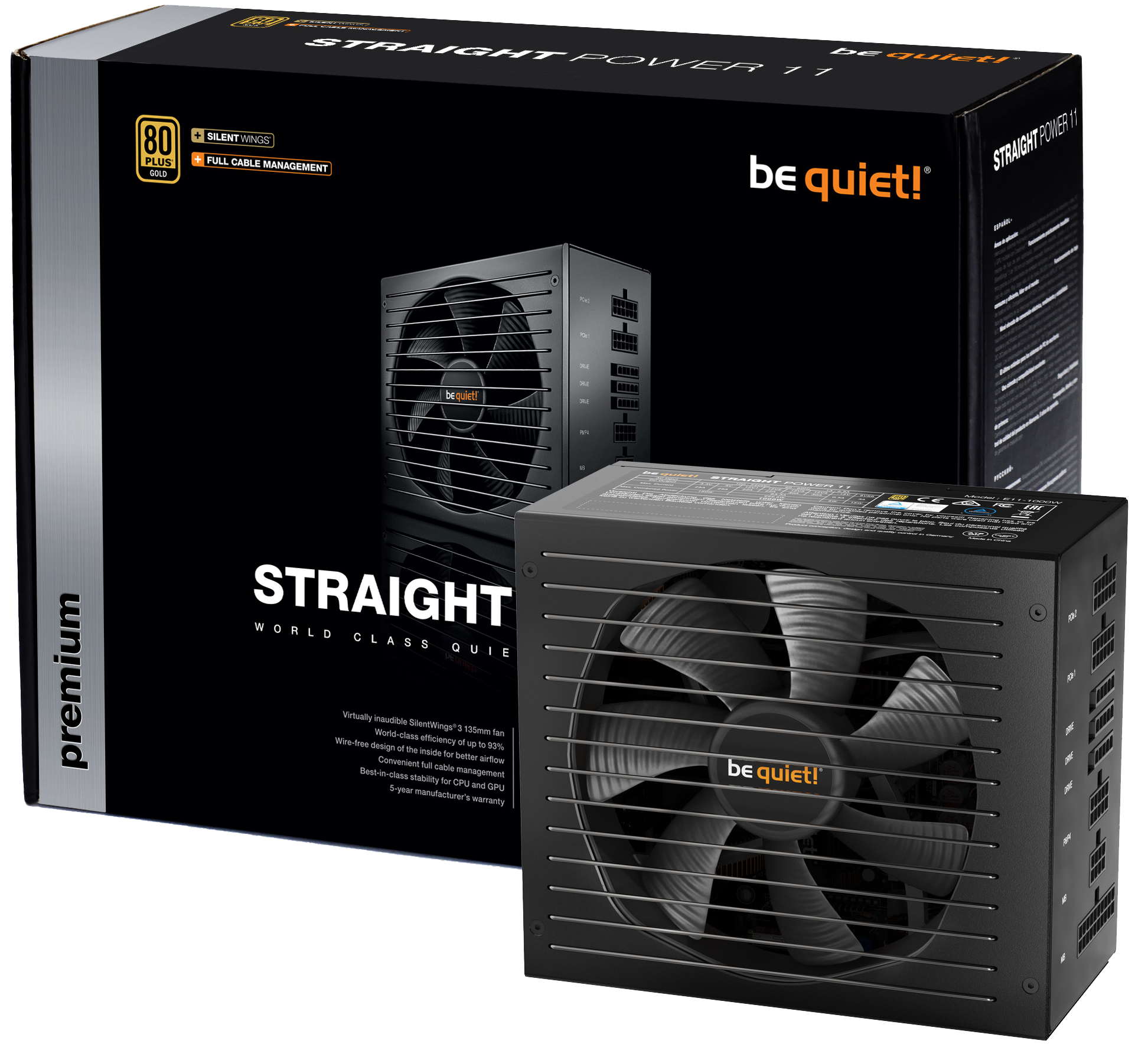 Straight Power 11 850W - 80 Plus Gold