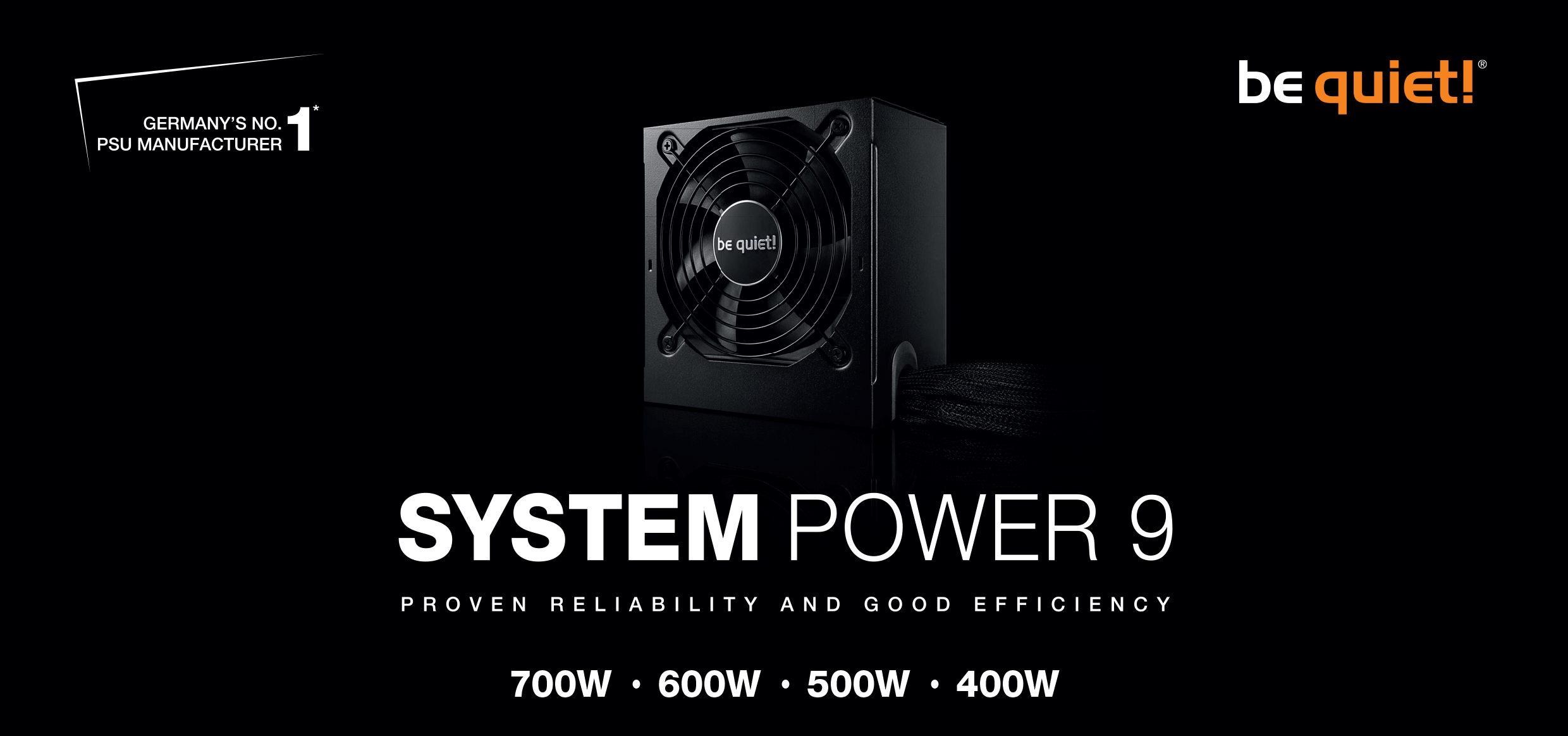 Alimentation System Power 9 500W 80 Plus Bronze Be Quiet