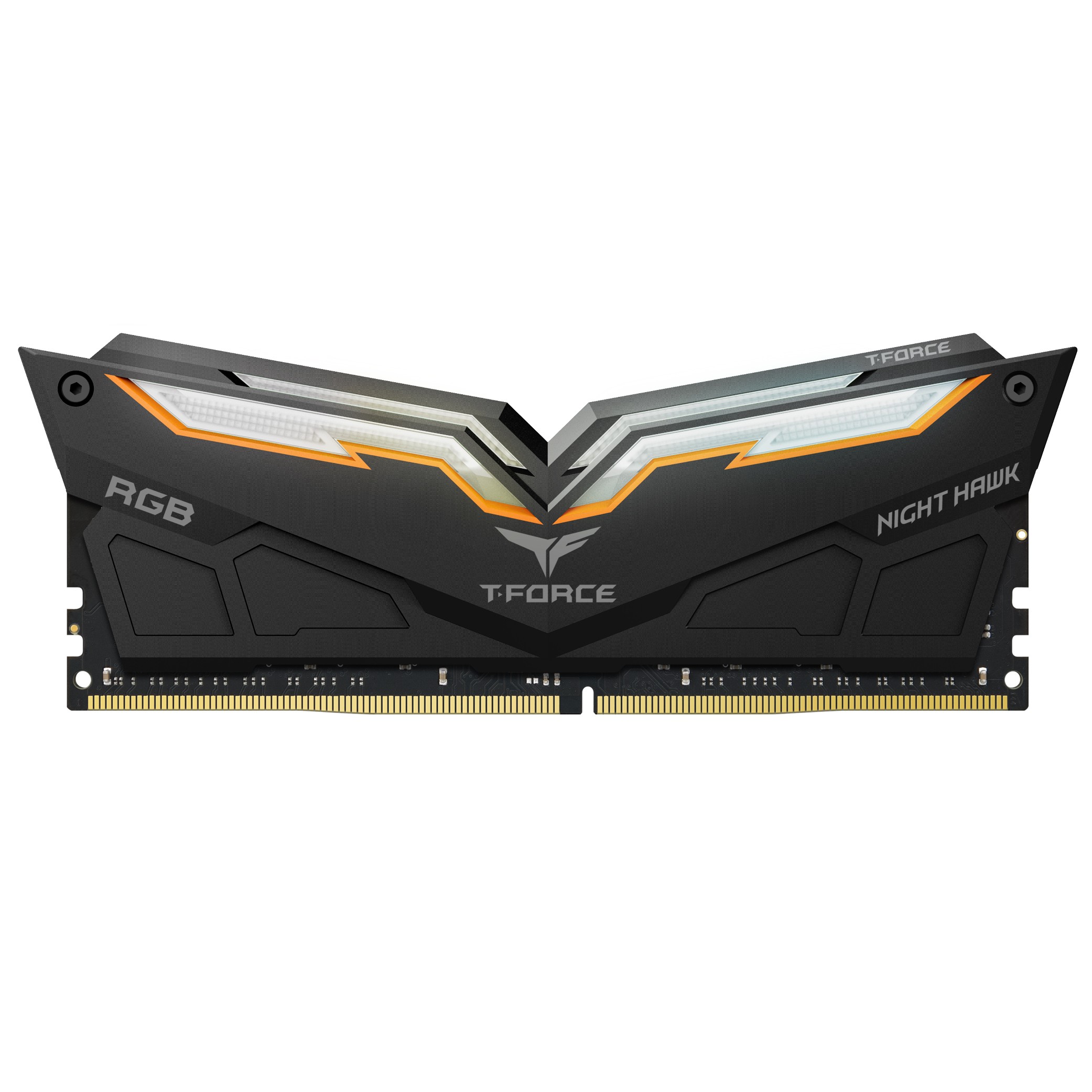 
Kit de RAM Night Hawk 2 x 8 Go DDR4 3200 MHz RGB T-Force Noir
