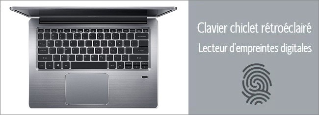 Aspire Swift 3 - Clavier