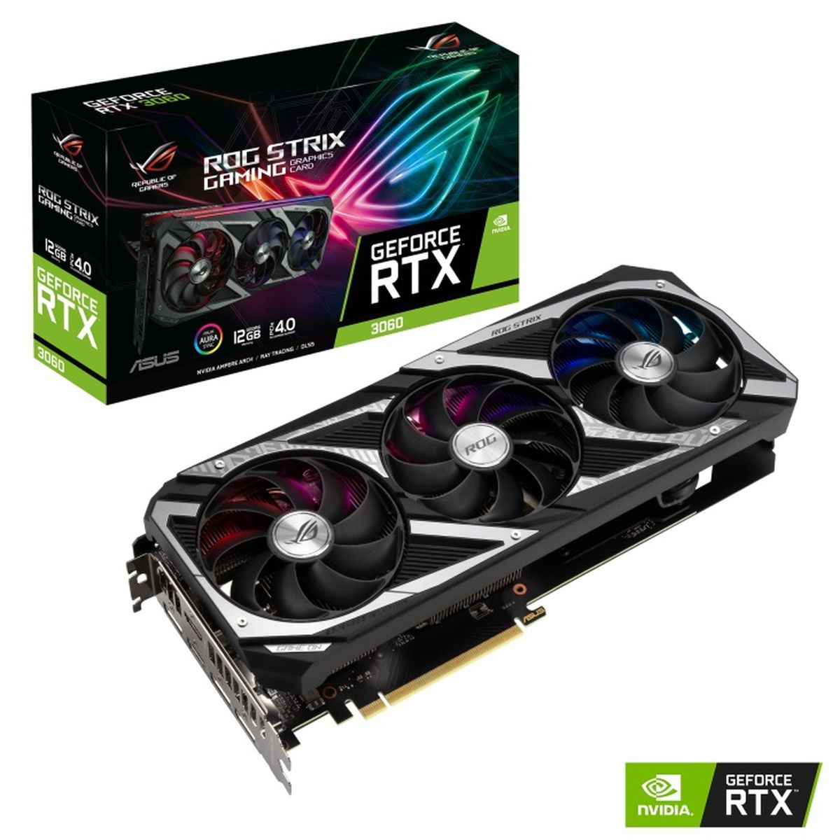 GeForce 

RTX 3060 V2 - ROG STRX - 12 Go