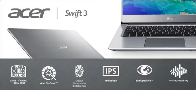 Aspire Swift 3 - Gris