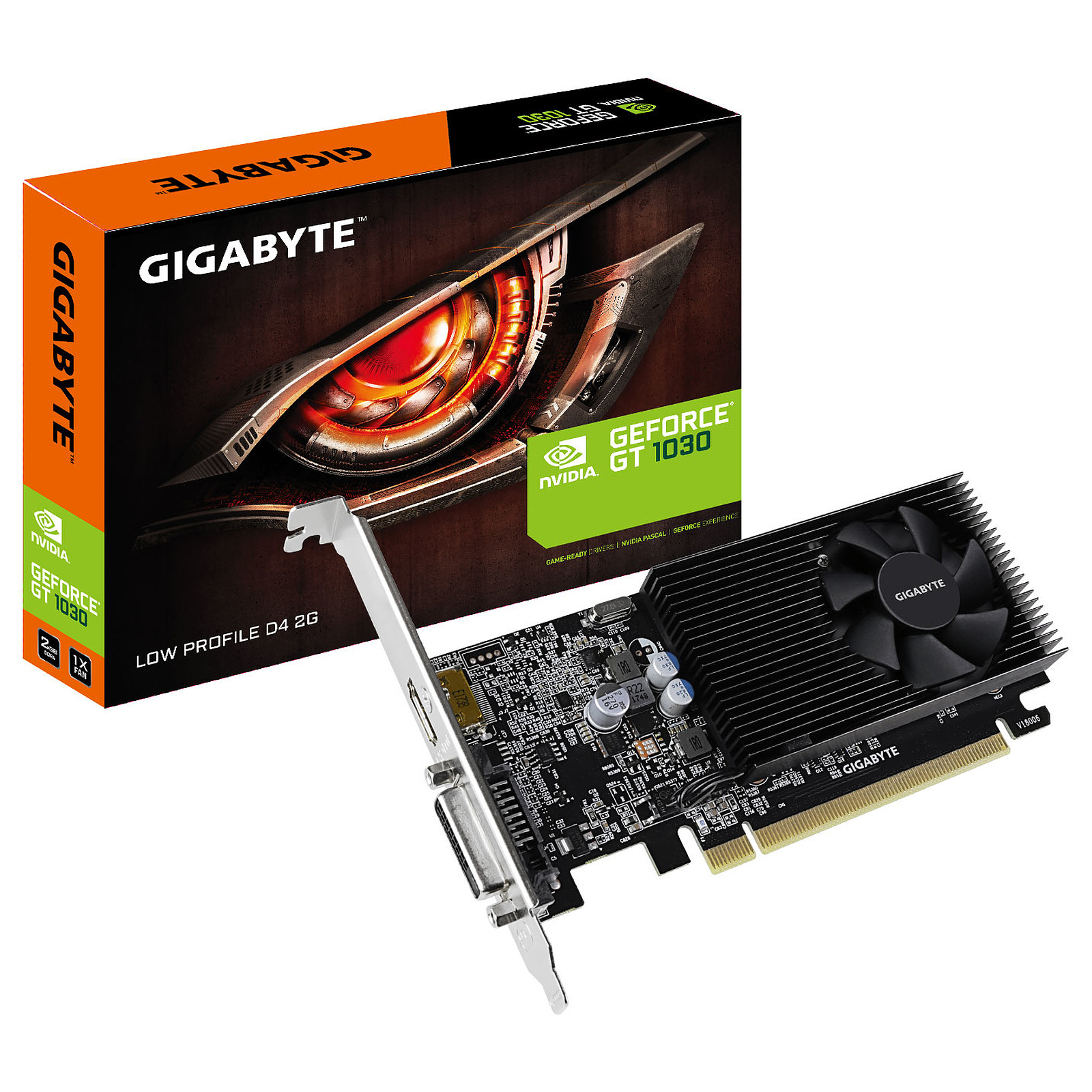 Carte graphique GeForce GT 1030 2 Go Gigabyte