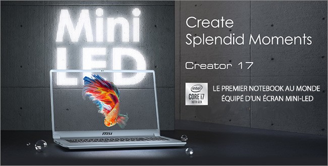 MSI Creator 17 Mini LED