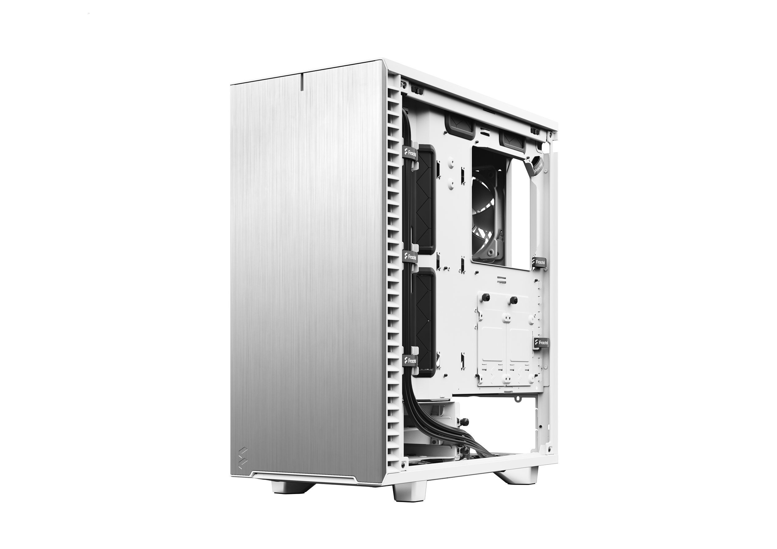 Boîtier PC Define 7 Compact Panneau verre trempé clair Fractal Design Blanc