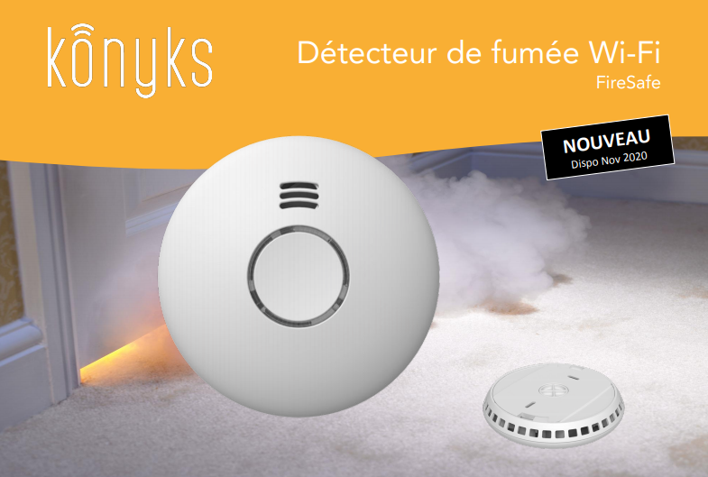 FireSafe - Détecteur de fumée WiFi