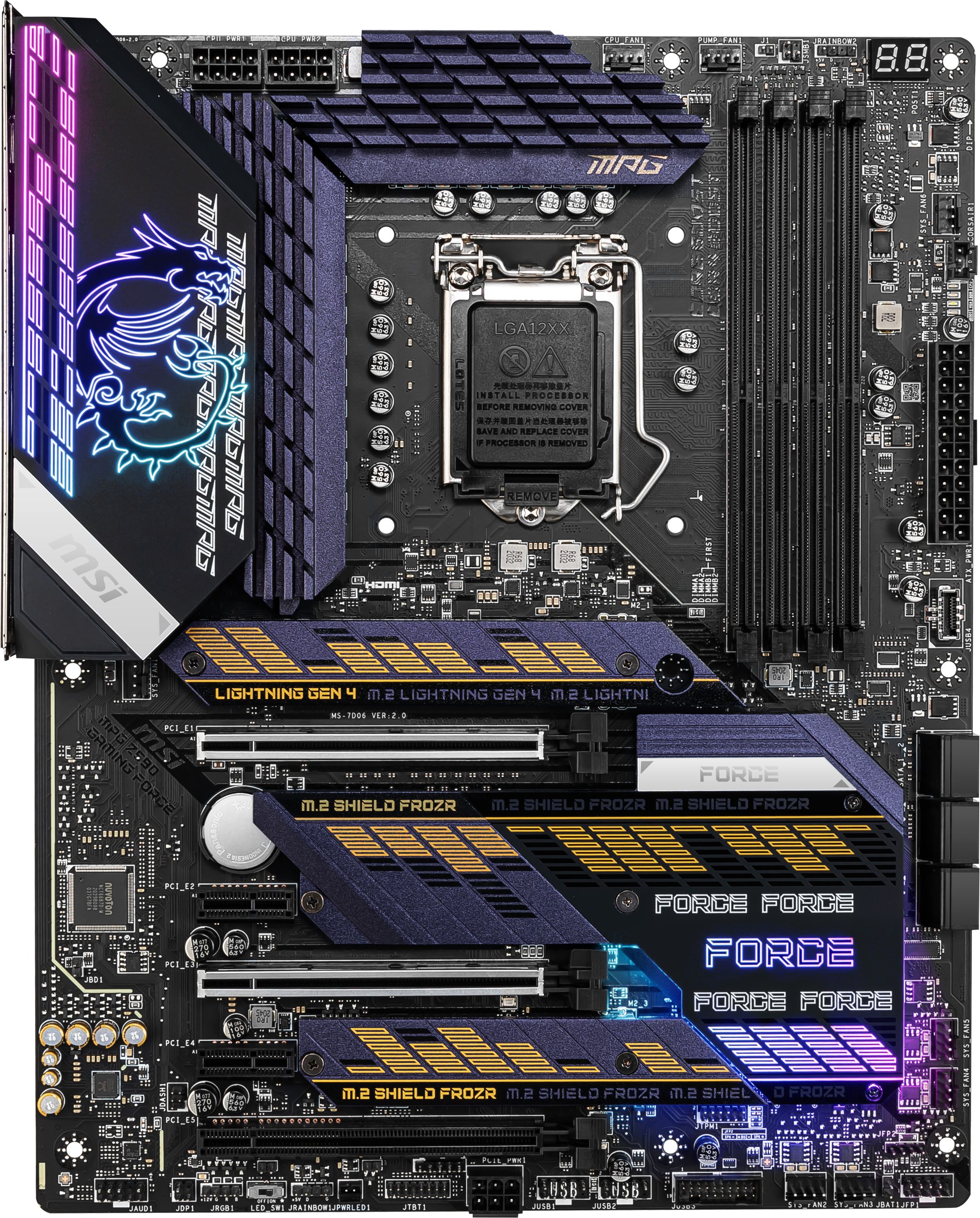 Carte-m&egrave;re gamer MPG Z590 Gaming Force MSI