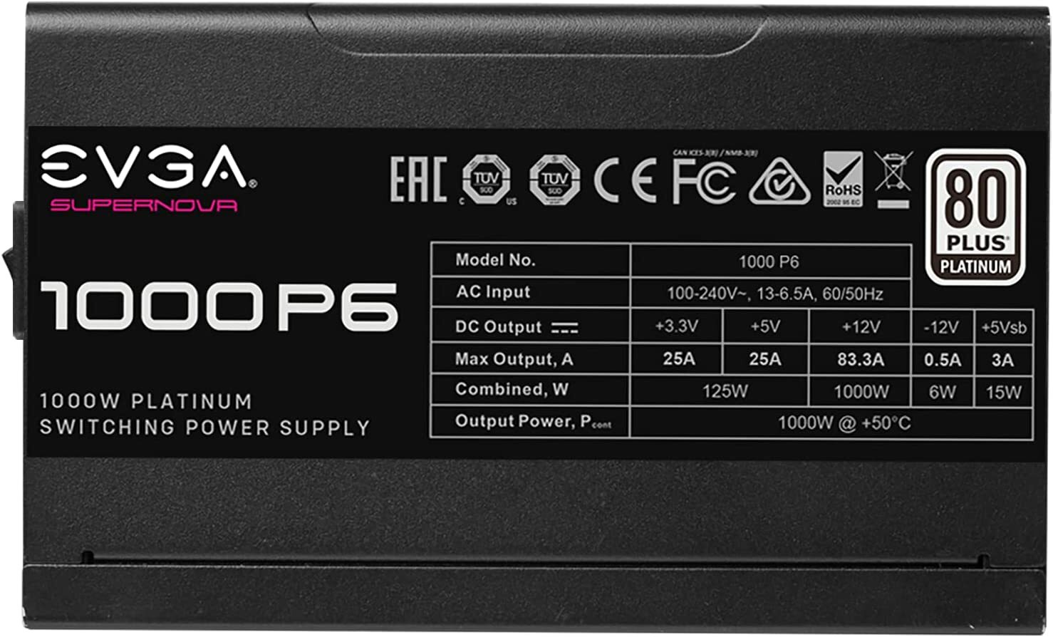 Alimentation-PC-EVGA-Supernova-1000-P6