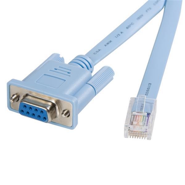 Câble console RJ45 vers DB9